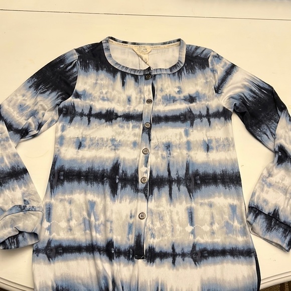 Lucky Brand Tie Dye Long Johns Pajamas Size Large NEW NWT - Picture 2 of 11